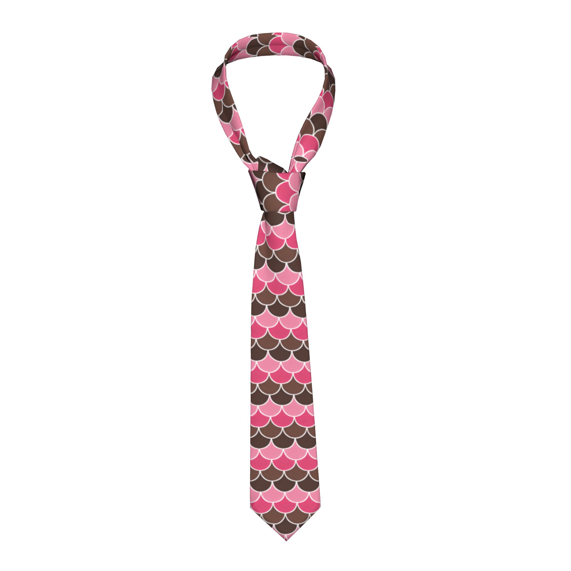 Scale - Men Formals & Ethnic Wear - Formele geometrische schelpvormige Japanse S-Seigaiha stropdas