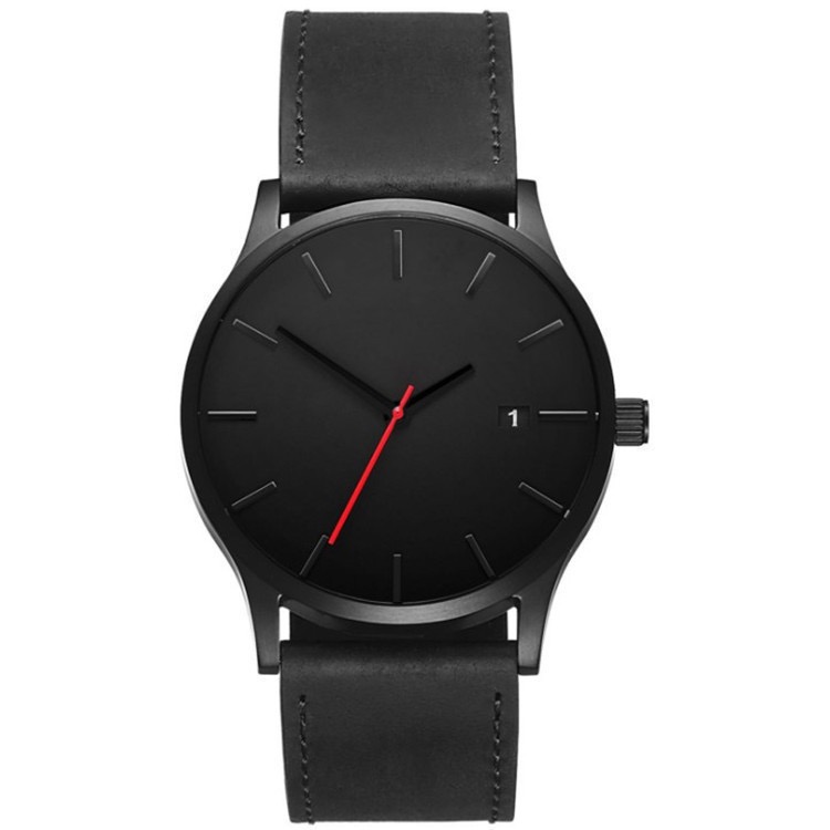 Scale - Men Formals & Ethnic Wear - Zakelijke heren lederen riem quartz horloge