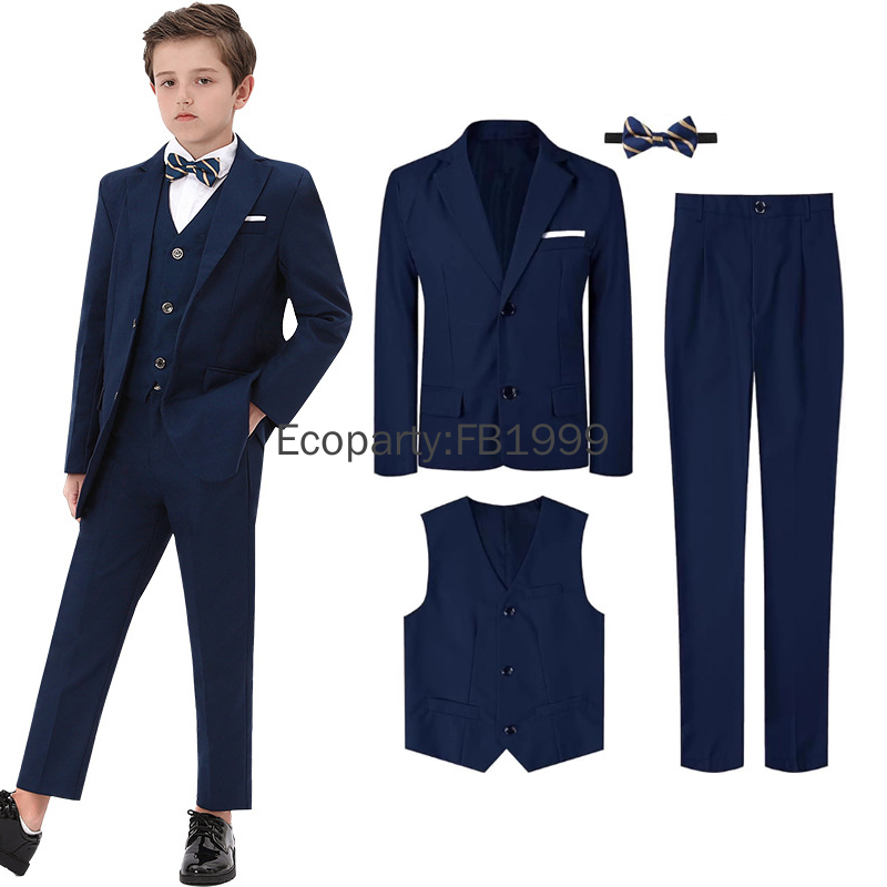 Formal Wear For Men Kids - 4-delig pak voor kinderen jongens bruiloft