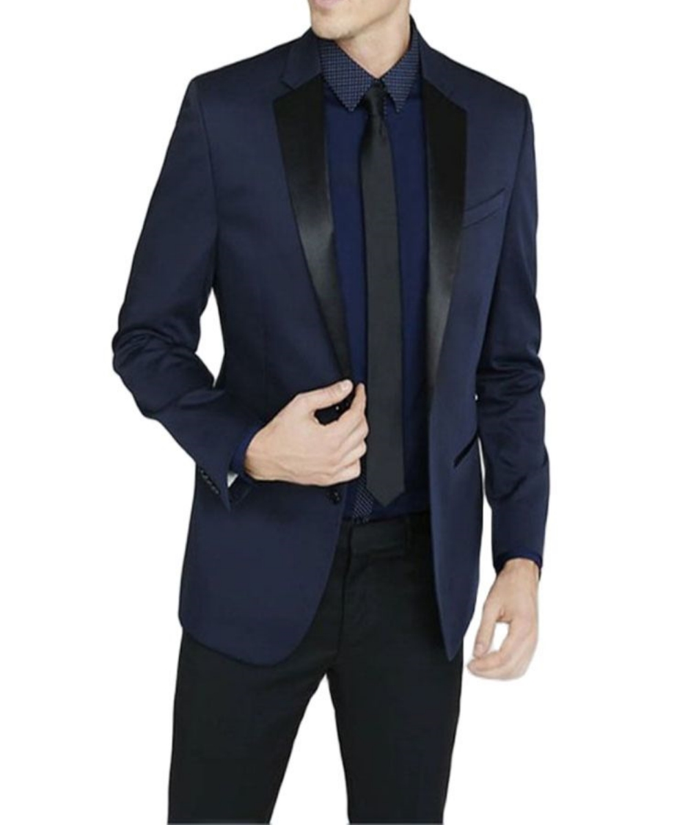 Men Formal Wear With Tie - Nieuwste Bruidsjonkers Notch Zwarte Revers Bruidegom
