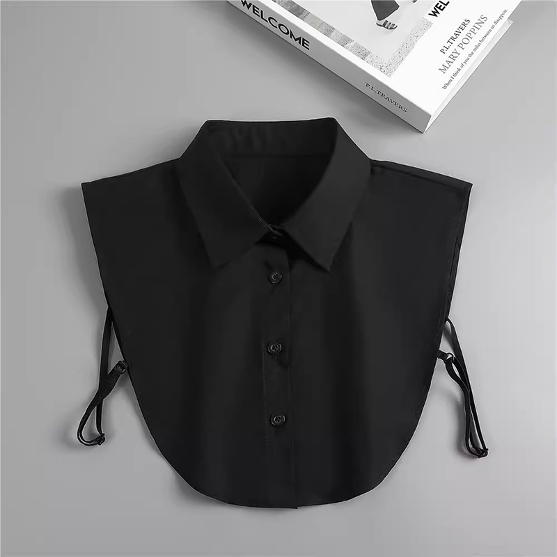 Men Formal Wear With Tie - Comfortabele valse halve overhemdkraag, zakelijke afneembare