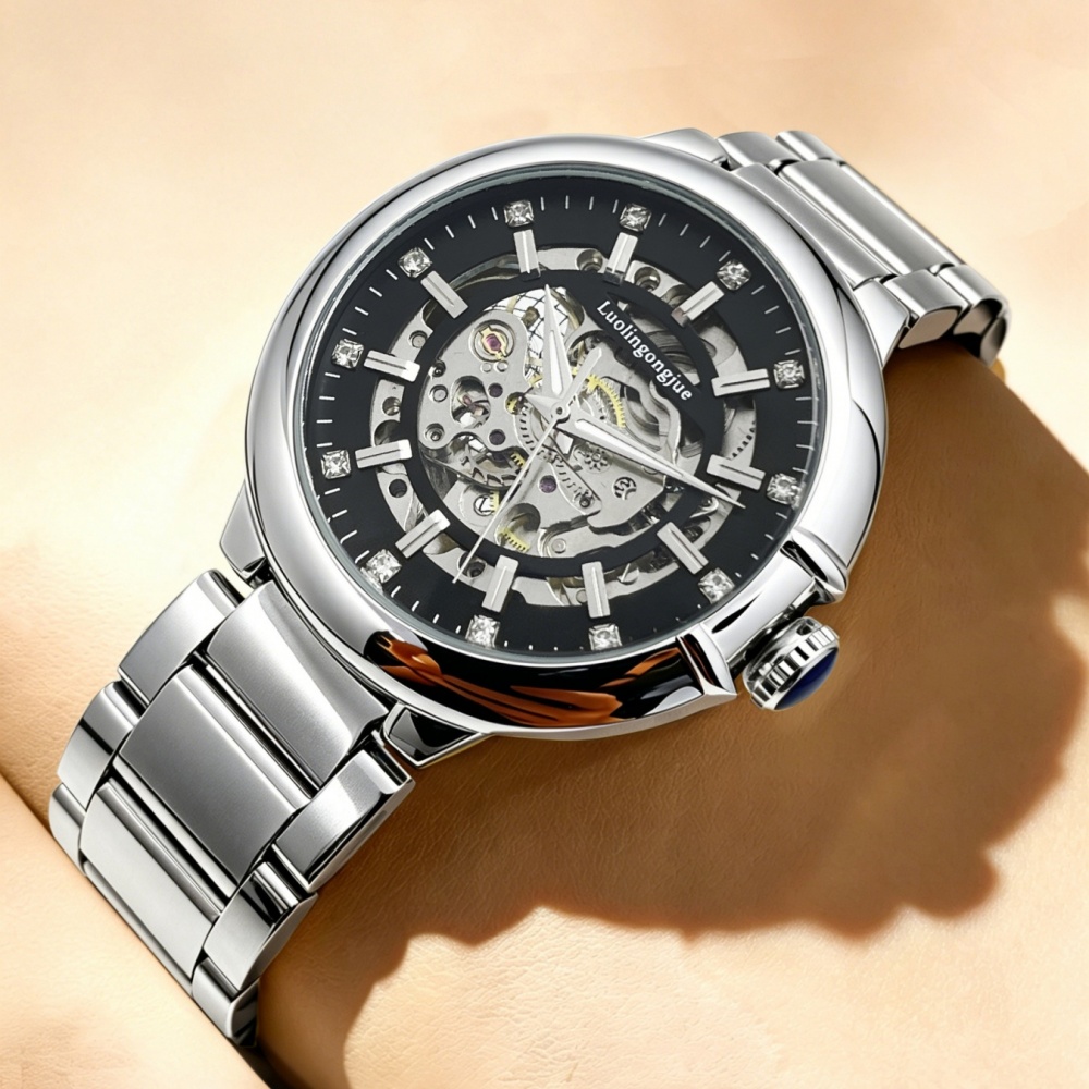 Scale - Men Formals & Ethnic Wear - Volledig automatisch mechanisch herenhorloge met stalen