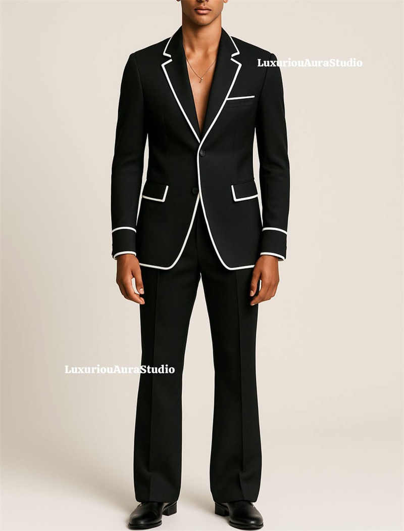 Designer Zwarte Mannen Pak Set - Men Formal Wear Design recensie en prijs