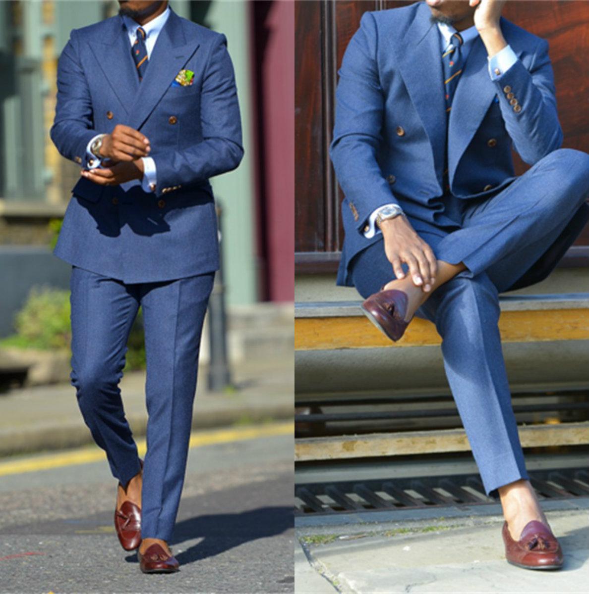 Donkerblauw Formele Heren Pakk - Men'S Formal Wear In Wedding recensie en prijs