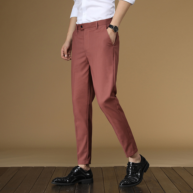 Zomer Pak Broek Mannen Rood Zw - Men Formal Wear Dress recensie en prijs