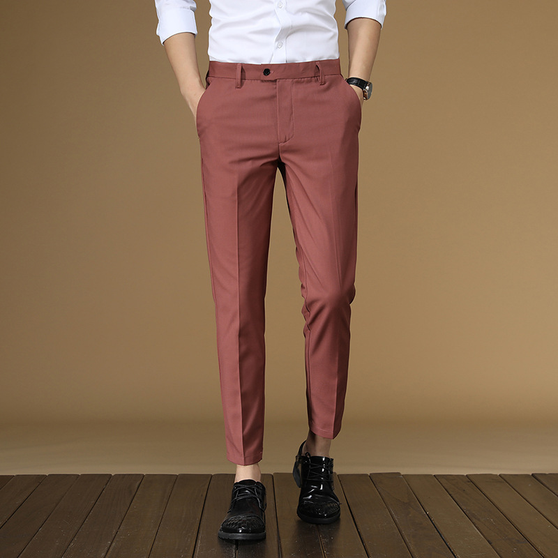 Zomer Pak Broek Mannen Rood Zw - Men Formal Wear Dress recensie en prijs