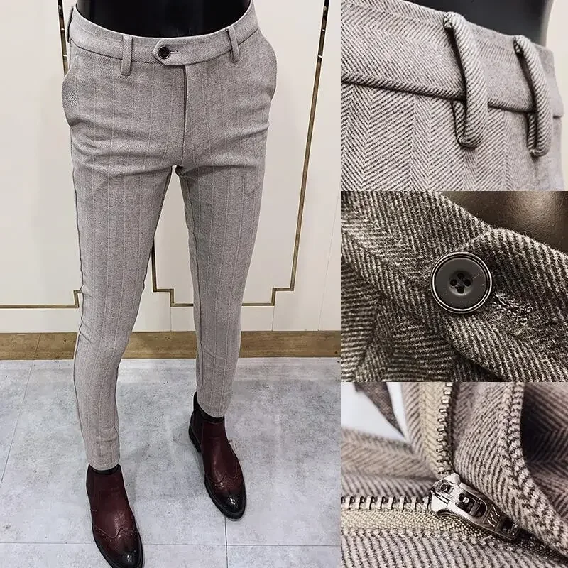Herfst Winter Verdikte Wollen  - Men Formal Wear Dress recensie en prijs