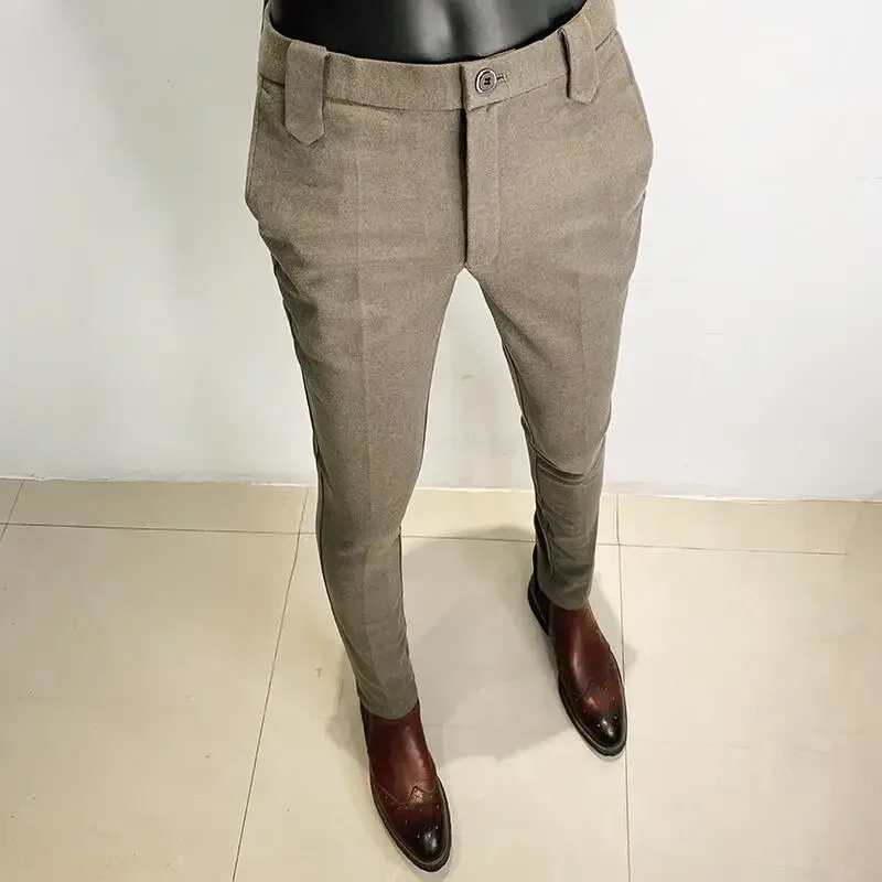 Herfst Winter Verdikte Wollen  - Men Formal Wear Dress recensie en prijs