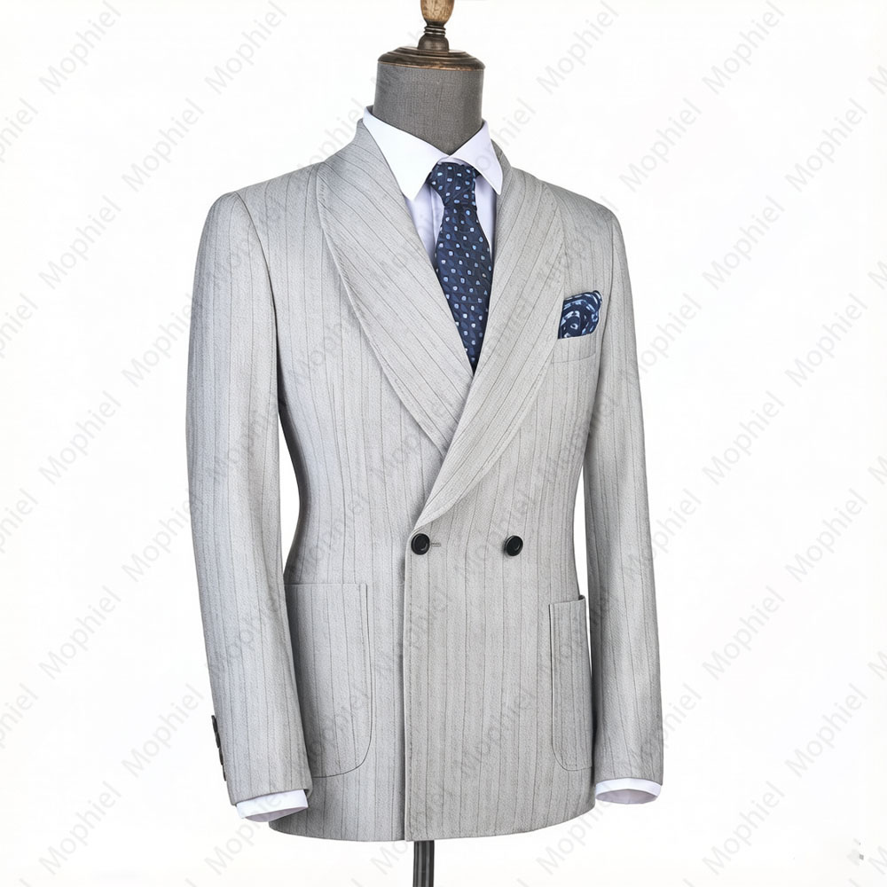 Mophiel Lichtgrijs Herenpak Ge - Men'S Formal Wear In Wedding recensie en prijs