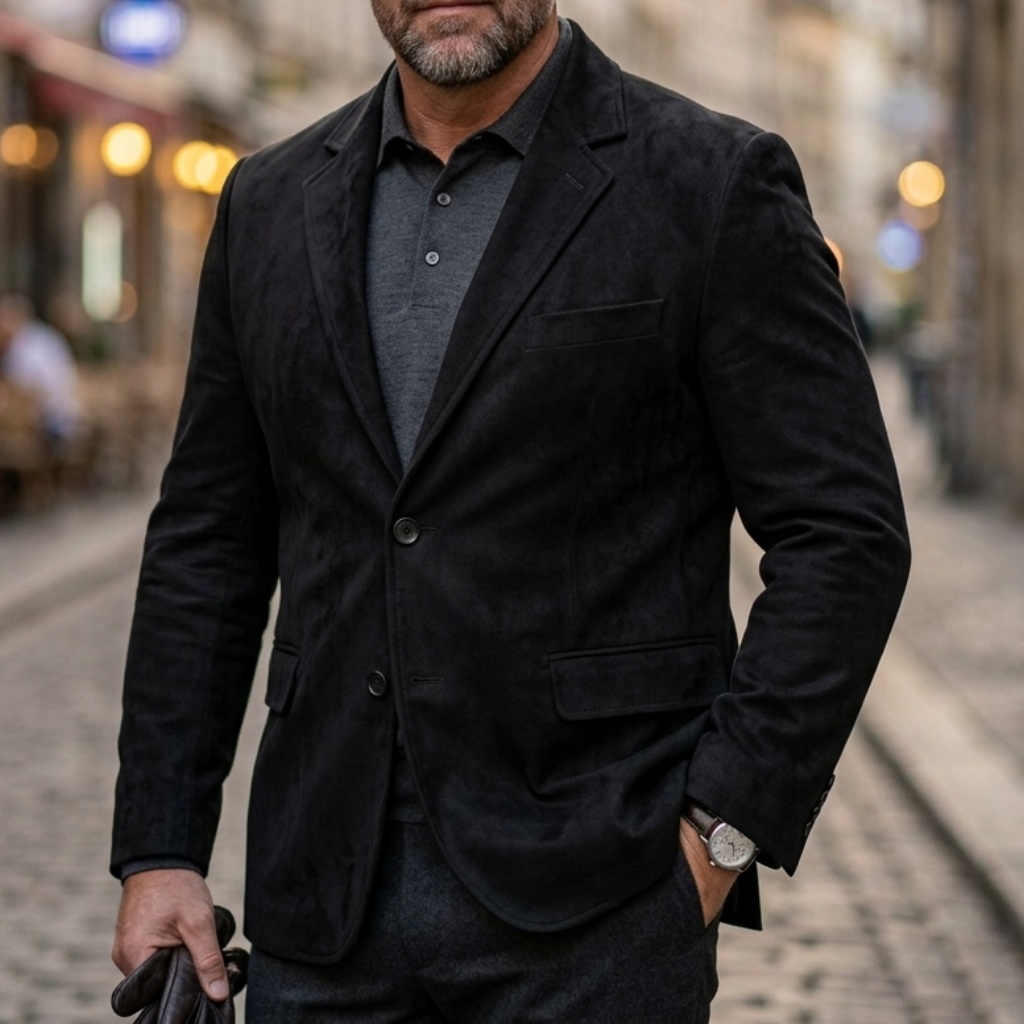 Heren vintage smart casual suè - Men Formal Wear Office recensie en prijs