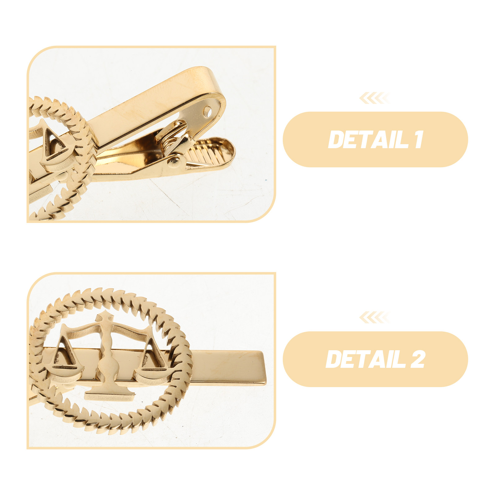 Libra stropdasspeld van gouden - Scale - Men Formals & Ethnic Wear recensie en prijs