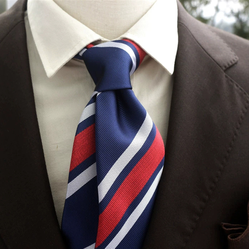 Nieuwe Trendy Marinebruine Str - Men Formal Wear With Tie recensie en prijs
