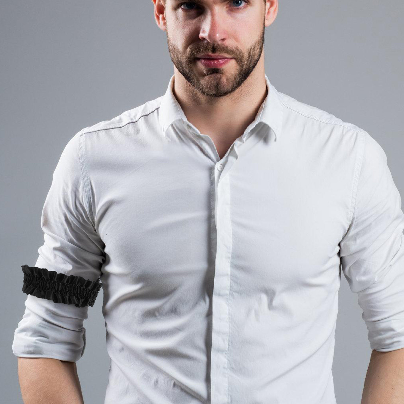 3 paar satijnen elastische mou - Formal Upper Wear Men recensie en prijs