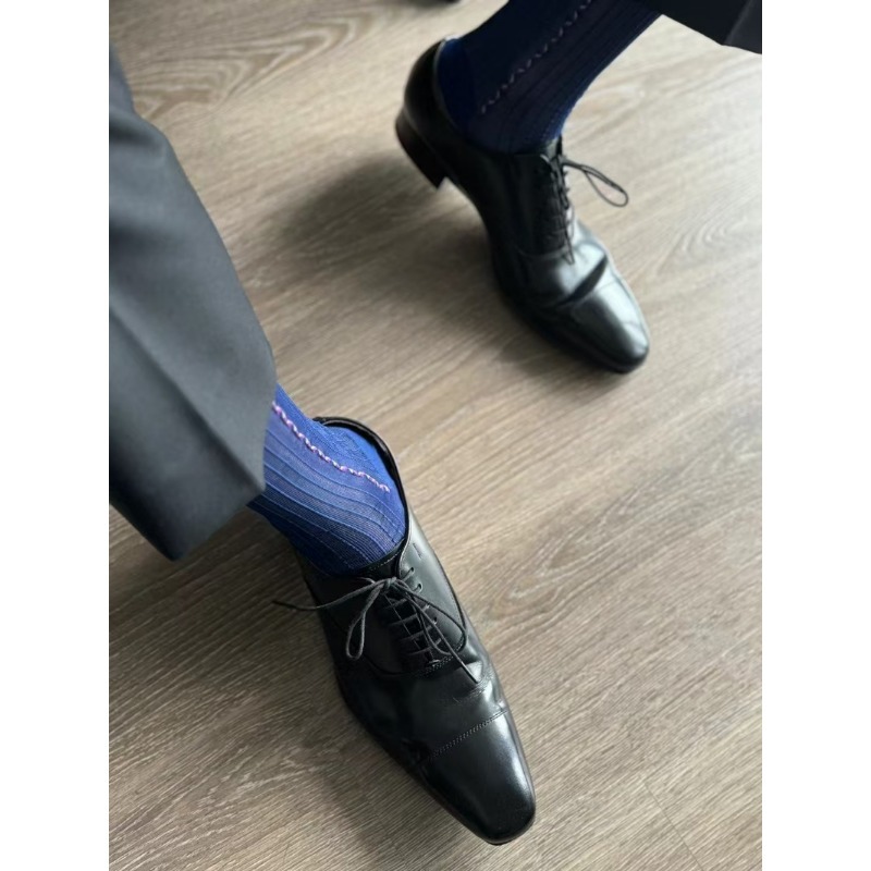 Heren sokken blauw zwart forme - Men Formal Wear Dress recensie en prijs