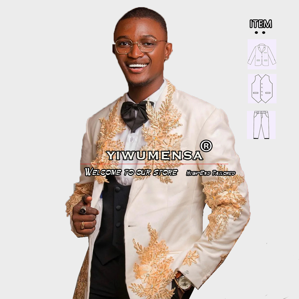 Aangepaste 3-delige pakken man - Men'S Formal Wear In Wedding recensie en prijs