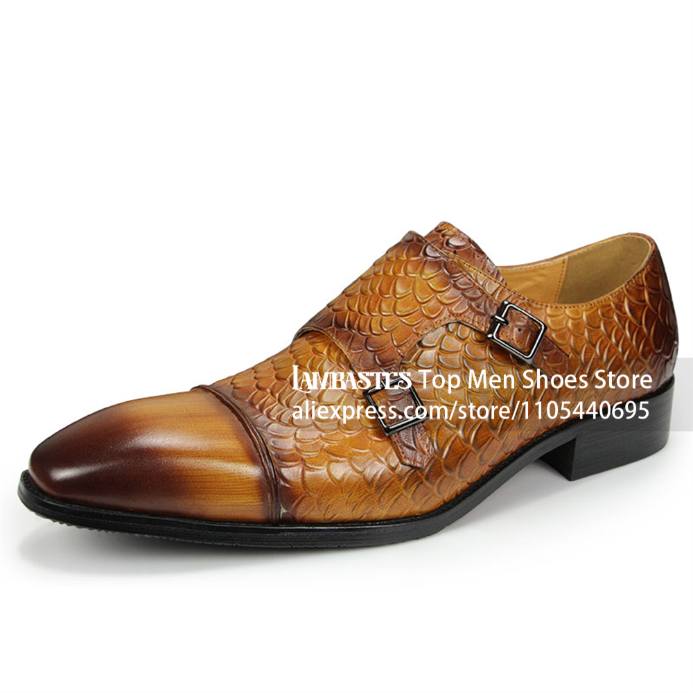 Heren schoenen met dubbele mon - Scale - Men Formals & Ethnic Wear recensie en prijs