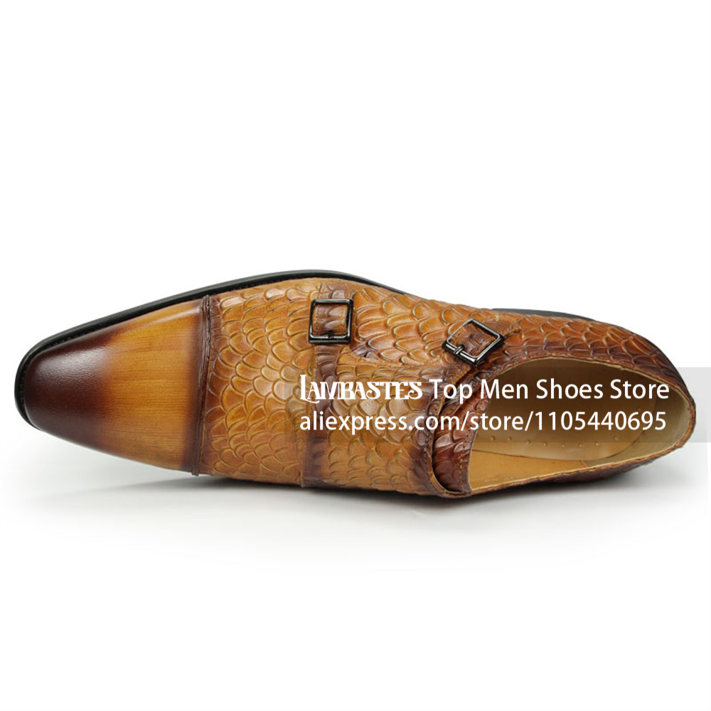 Heren schoenen met dubbele mon - Scale - Men Formals & Ethnic Wear recensie en prijs