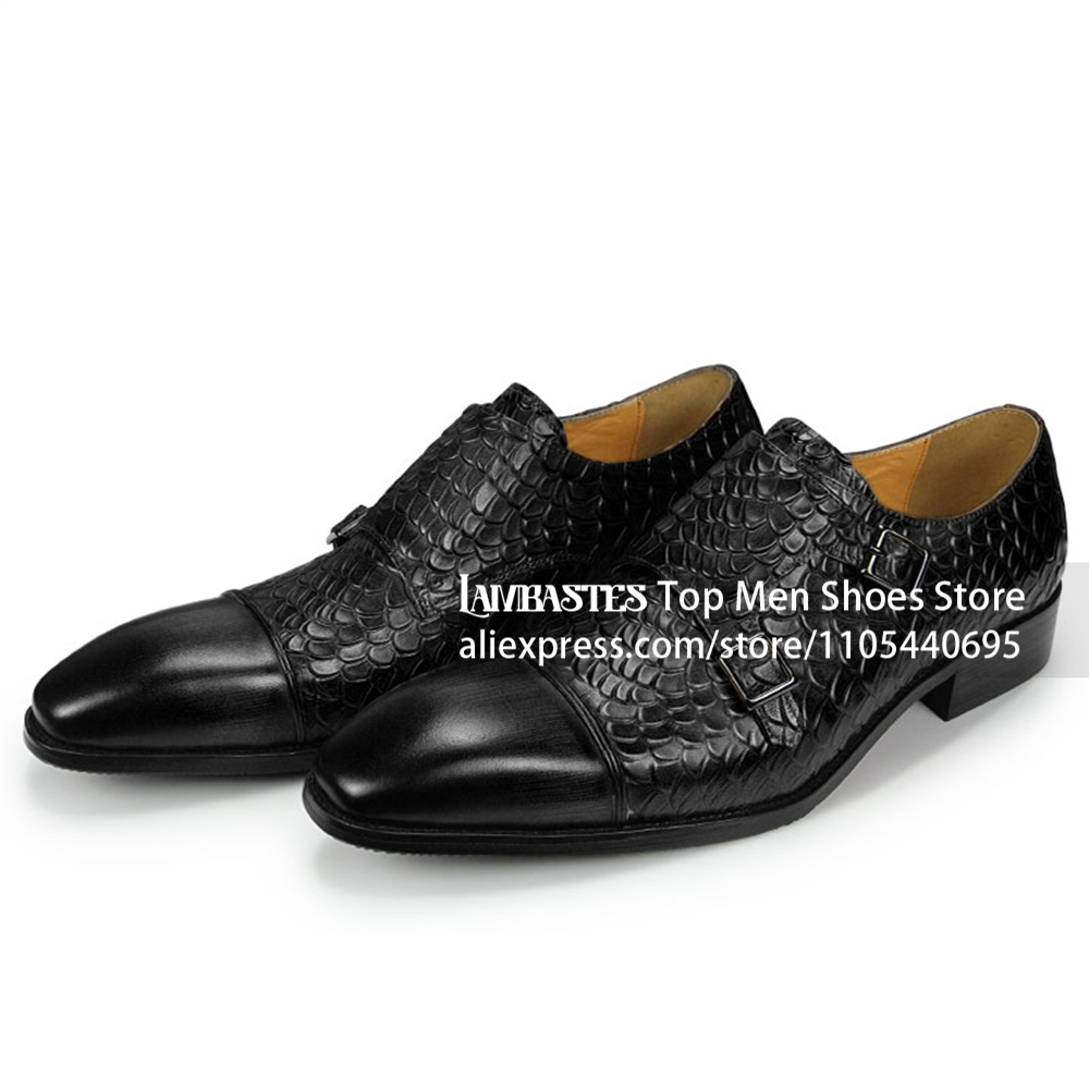 Heren schoenen met dubbele mon - Scale - Men Formals & Ethnic Wear recensie en prijs