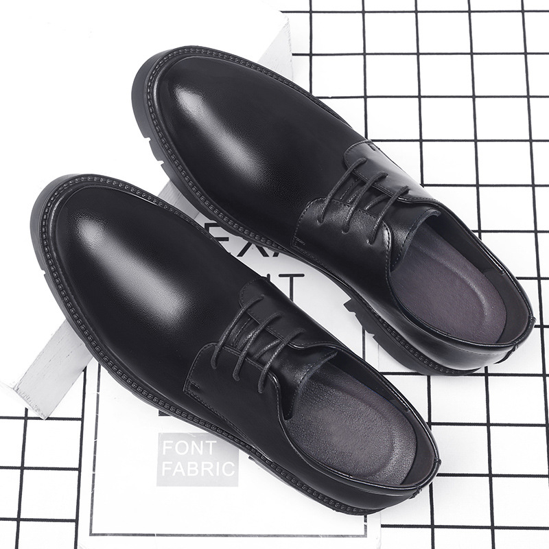 Heren zwarte leren veterschoen - Men Formal Wear Dress recensie en prijs