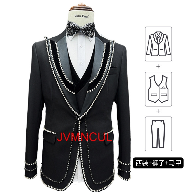 Herenmode 3-delig pak, slim fi - Men'S Formal Wear For Reception recensie en prijs