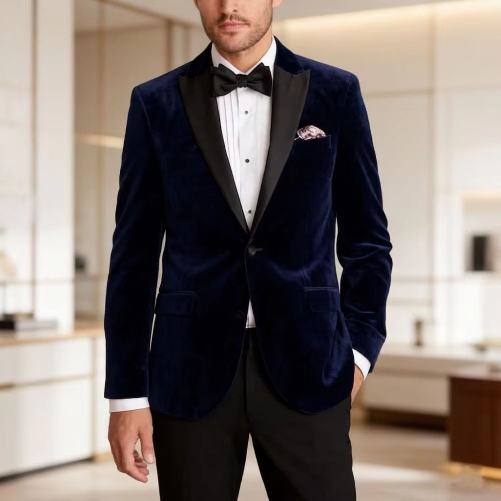 Fluwelen Blazer Pak Formeel vo - Men'S Formal Wear For Reception recensie en prijs
