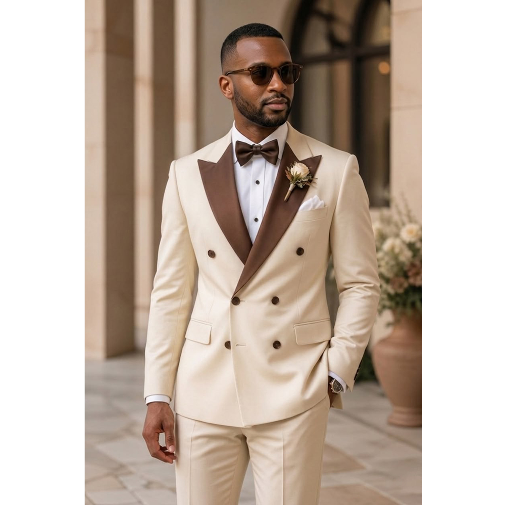 Heren Double Breasted Smokingp - Men'S Formal Wear In Wedding recensie en prijs